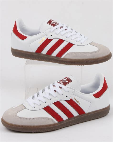 adidas samba super weiß rot|Adidas Samba sandals.